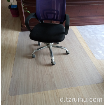 Vinyl Transparan Chair Mat Standard Pile Dengan Bibir